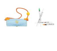 Greabuy 1 lot de marqueurs double face compacts pour stylos - Trousse de rangement pour l'école et les étudiants - Pour la peinture en plein air - Ensemble de peinture couleur