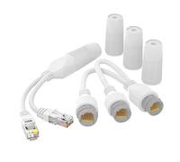 Greabuy Adaptateur répartiteur étanche haute performance pour extérieur sur Ethernet anti-interférences