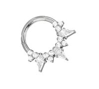 Greabuy Anneaux de nez tendance incrustés de diamants, accessoire confortable pour un usage quotidien et des occasions spéciales comme les fêtes ou les rassemblements. Accessoires pour femme, One Size