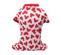 Greabuy Barboteuse pour petit chien, pull bichon, chemises à capuche, vêtements pour animaux domestiques, chaton, séance photo, accessoires 4 pattes, body pour chien