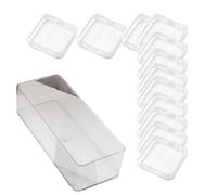 Greabuy Boîte de rangement en acrylique transparent pour plusieurs bracelets