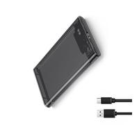 Greabuy Boîtier de disque dur externe 2,5" vers USB - Idéal pour les disques durs