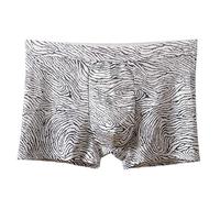 Greabuy Boxer sans couture pour homme - Ligne non visible - Séchage rapide - Respirant - Pour les entraînements professionnels et sportifs - Sous-vêtements à séchage rapide, Zèbre 1, XXX-Large