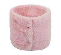 Greabuy Cache-cou d'hiver en peluche épaisse avec boutons pression - Couleur unie - Coupe-vent - Pour l'extérieur - Pour boucle, collier, bavoir, cheveux, a, Taille unique