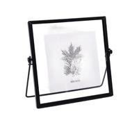 Greabuy Cadre photo moderne en verre transparent pressé pour décoration de table, facile à utiliser