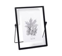 Greabuy Cadre photo moderne en verre transparent pressé pour décoration de table, facile à utiliser