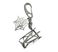 Greabuy Chaîne amovible style gothique punk et support en métal pour un transport quotidien Porte-clés Streetwear Accessoire en métal, b, taille unique