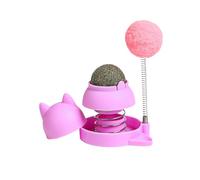 Greabuy Chaton d'intérieur avec mécanisme à ressort rebondissant et jouet naturel lavable