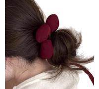 Greabuy Chouchous à cheveux épais surdimensionnés en forme de fleur - Chouchou élégant - Pour femme - Queue de cheval
