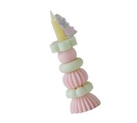 Greabuy Cires de soja naturelles empilables multicolores parfumées parfumées pour anniversaire, anniversaire de mariage