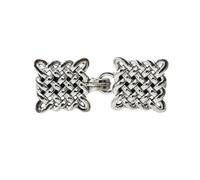 Greabuy Clip vintage pour pull cape cape clips mode antique élaboré nœuds en forme de châle fermoir pour fille, 2.73x1.95in, Métal