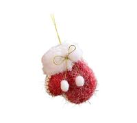 Greabuy Décorations à suspendre pour sapin de Noël en peluche, gants de petite taille, accessoires joyeux pour sapin de Noël