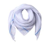 Greabuy Écharpe hijab pour homme musulmans, turban, couvre-cou, protection solaire, grand couvre-chef quotidien, bleu, 110*110cm