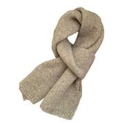 Greabuy Écharpe marron légère et chaude pour superposition, parfaite pour les occasions décontractées ou formelles, respirante par temps froid, Couleur avoine., taille unique