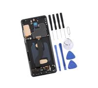 Greabuy Écran tactile LCD amélioré de 6,58 pouces avec cadre Installation simple pour S20 G985F Mise à niveau