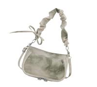 Greabuy Élégant sac à main froncé sous les bras en cuir synthétique japonais esthétique, sac à main pour les rendez-vous et les rassemblements Sac de mode de rue, E, One Size