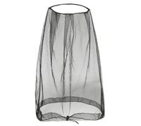 Greabuy Filet de tête d'extérieur en maille pour homme et femme Protège efficacement contre les mouches pour la pêche et le camping, Dessus vide noir, Dimension Approx. Length 53cm/20.86inch