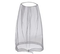 Greabuy Filet de tête d'extérieur en maille pour homme et femme Protège efficacement contre les mouches pour la pêche et le camping, Dessus vide gris, Dimension Approx. Length 53cm/20.86inch