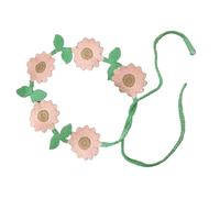 Greabuy French Country Cottagecore Bandeau tricoté floral bandana pour femme Plage Voyage cheveux