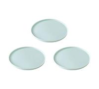 Greabuy Grand set de table en caoutchouc pour animal domestique 18 x 1 cm pour protéger les sols des déversements pendant les repas et les voyages