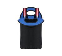 Greabuy Housse de protection isotherme en néoprène pour transporter 2 bouteilles en toute sécurité