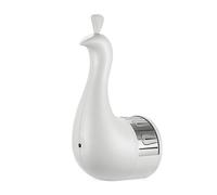 Greabuy Lampe murale en forme de paon rechargeable par USB, veilleuse moderne pour ambiances créatives pour décoration de la maison, projecteur coloré durable avec télécommande