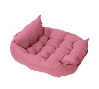 Greabuy Lit pour animal domestique avec bouton réglable, doux et beau, panier pour chien, canapé réglable à boutons, grand lit