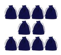 Greabuy Lot de 10 sacs à dés portables en velours avec cordon de serrage pour rangement de bijoux, sac de tarot de Noël