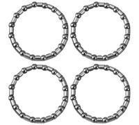 Greabuy Lot de 4 roulements à billes universels pour fourche avant - Roulement de course pour moyeu, manivelles, fourche, accessoires de vélo universels durables