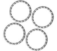 Greabuy Lot de 4 roulements à billes universels pour fourche avant - Roulement de course pour moyeu, manivelles, fourche, accessoires de vélo universels durables