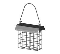 Greabuy Mangeoire carrée pour oiseaux avec fil renforcé 13,5 x 4,50 cm pour petit espace extérieur