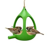 Greabuy Mangeoires à oiseaux durables à suspendre faciles à nettoyer pour animaux de compagnie pour les amateurs de jardin et d'observation des oiseaux