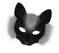 Greabuy Masque de renard mystérieux - Design ergonomique - Équipement de jeu de rôle - Accessoire de fête fantastique