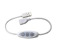 Greabuy Module variateur de lumière LED à trois boutons, cordon flexible, fonction de gradation multi-étapes, variateur de lumière LED réglable