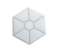 Greabuy Moule hexagonal professionnel pour brique de béton, parfait pour les amateurs de bricolage pour construire des caractéristiques de jardin artistiques, moule facilement