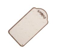 Greabuy Organisateurs de bijoux en bois naturel avec matériaux en lin pour vitrine de magasin, décoration de chambre à coucher, présentoir à bijoux, support à bijoux en bois