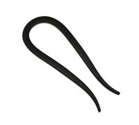 Greabuy Peigne à cheveux en forme de U en corne de chèvre pour femme - Coiffure formelle - Fourchettes à cheveux en résine pour chignon et