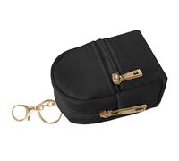 Greabuy Petit Sac à Dos Porte-clés Sac de Rangement Cosmétique pour Femmes Porte-Rouge à Lèvres Voyage Maquillage Organisateurs Élégant, Noir, Taille 2.43x1.77x3.86inch, Noir, Size 2.43x1.77x3.86inch