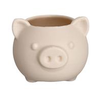 Greabuy Petits pots de fleurs artistiques sur le thème des cochons, décoration artistique pour le jardinage intérieur et décoration élégante de la maison, pots de plantes succulentes