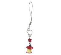 Greabuy Porte-clés pour femme, ornement de clé en forme de fruit, décoration unique à suspendre, pendentif poisson délicat, ornement de clé pour diverses occasions, Petits fruits paisibles