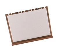 Greabuy Présentoir vertical en bois durable pour bijoux et pendentifs pour vente au détail ou à la maison avec plateau à pendentifs