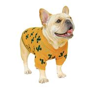 Greabuy Pull d'hiver pour chien - Doux pour la peau - Col rond - Coupe-vent - Vêtements tendance pour animaux de compagnie - Pulls pour petits chiens pour chiens pour chats de Noël