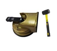 Greabuy Revêtement de sol multi-faces - Absorption puissante et base en caoutchouc pour réduire les différences - Construction permanente en métal - Réparation de plusieurs visages - Utilisation