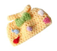 Greabuy Robe tricotée prête à être utilisée pour les hamsters et les petits animaux - Chaude, charmante, parfaite pour les fêtes - Tenue quotidienne offrant un lavage facile - Jupe en tricot pour