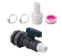 Greabuy Robinet de diffusion minérale ABS simple pour une gestion efficace de l'eau de pluie dans l'aménagement paysager Distributeur d'eau de pluie à plusieurs sorties