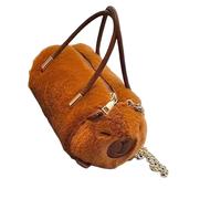 Greabuy Sacs à bandoulière pour femme - Sac à main tendance en peluche douce pour femme - Joli sac à bandoulière avec poches pratiques - Sac à main à bandoulière - Sac à main fourre-tout pour femme,