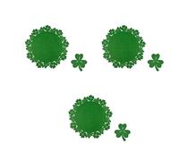 Greabuy Set de table en feutre de forme irrégulière résistant à la chaleur pour comptoirs de cuisine et salle à manger Tapis de vaisselle antidérapant