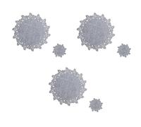 Greabuy Set de table en feutre de forme irrégulière résistant à la chaleur pour comptoirs de cuisine et salle à manger Tapis de vaisselle antidérapant