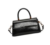Greabuy SophistiquatedCrossbody Bag With Adjustable Strap Practical PU Leather Shoulder Handba for Work Shopping and Social Event PU Leather Shoulder Bag, Noir , One Size