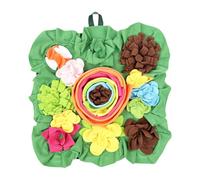 Greabuy Tapis de reniflage pour chien qui réduit l'ennui et l'anxiété, alimentation lente et formation des odeurs, jouet stimulant le cerveau des chiens de petite taille, lit pliable pour alimentation